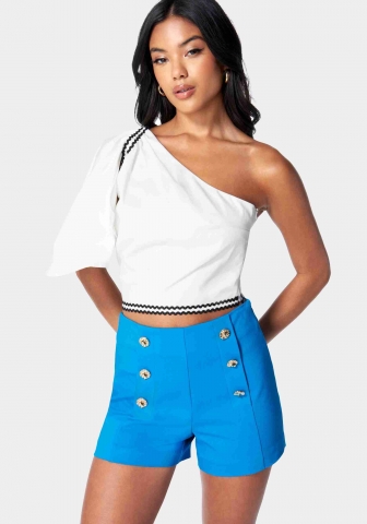 Off Shoulder Flared Sleeve Top