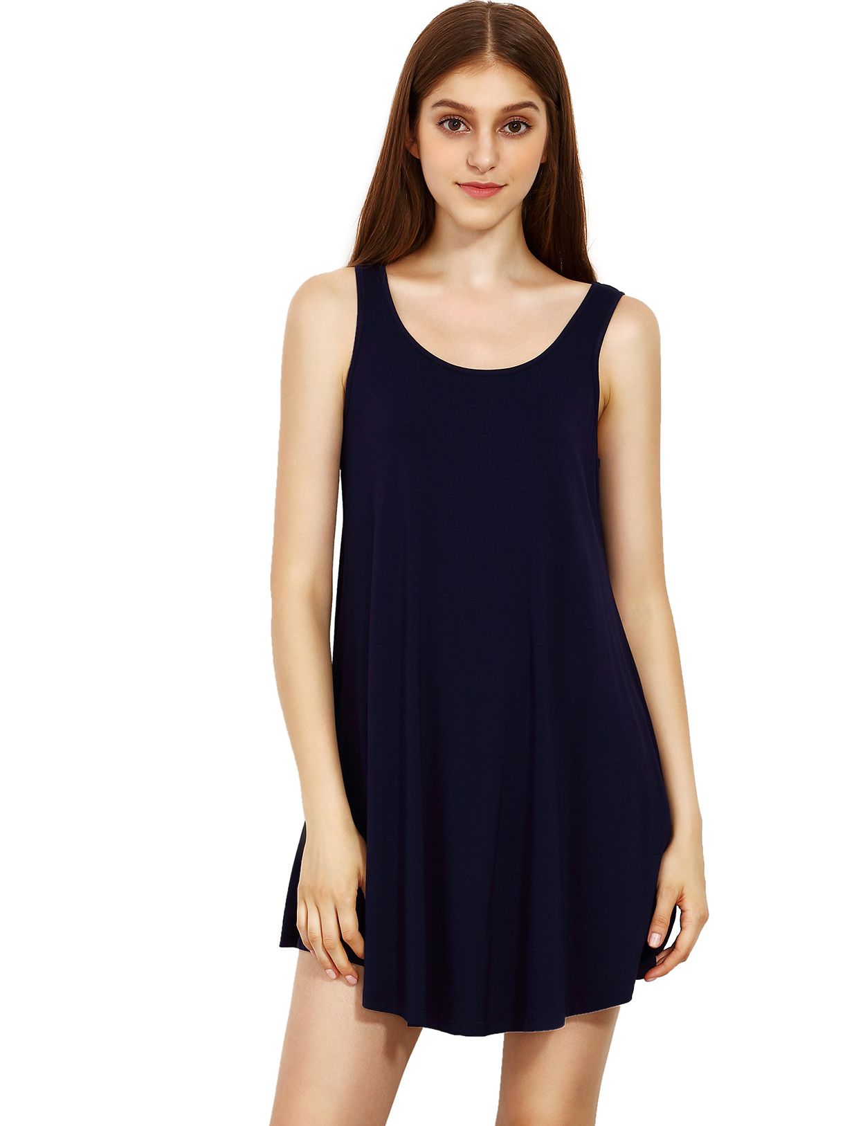 Blue Swing Tank Dress